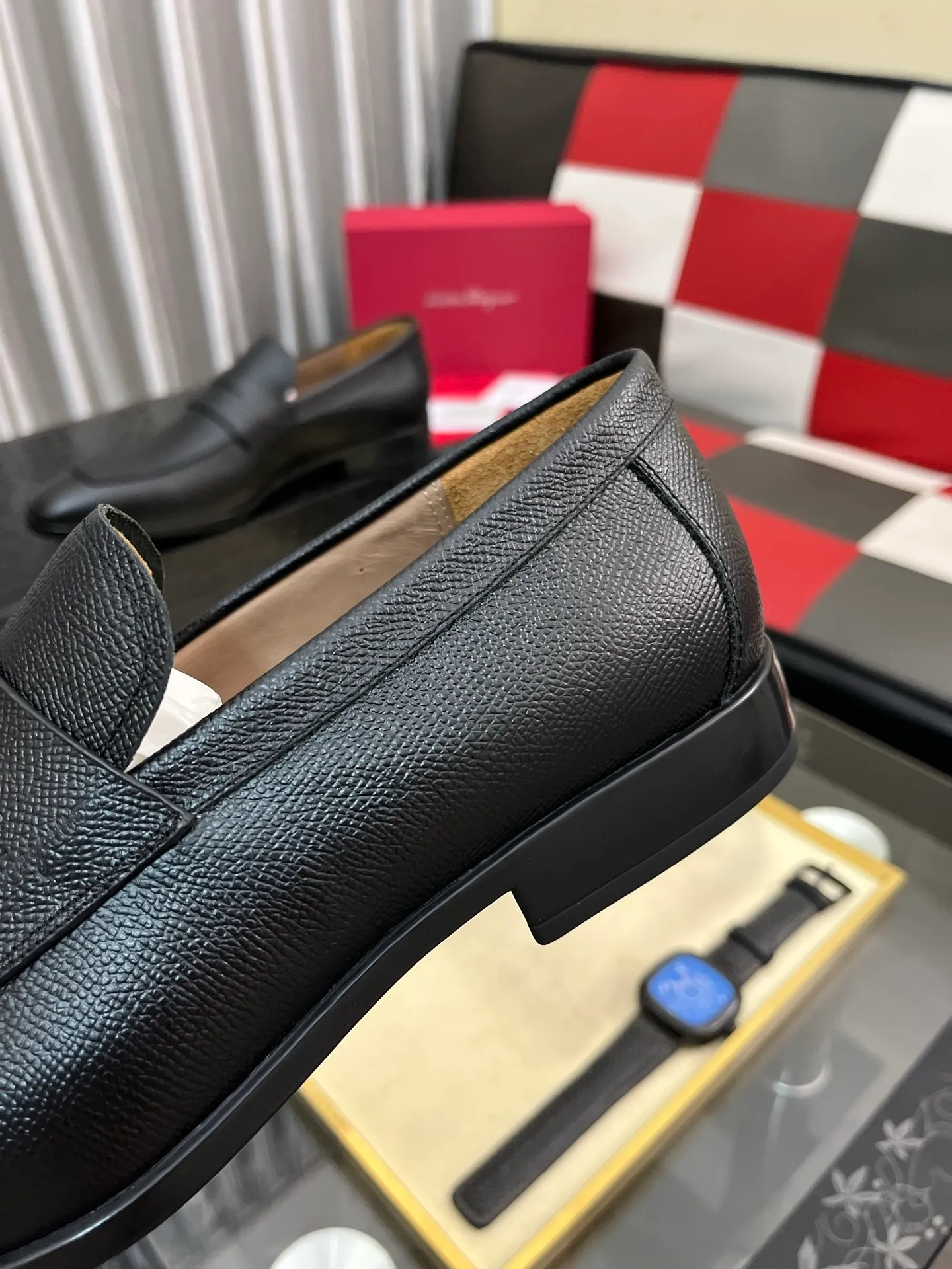 Men's shoes 💰600⌚️⌚️[Salvatore Ferragamo] Ferragamo business leather shoes, 1:1 top purchasing quality, imported selected original calfskin for the uppers, imported original soft water-dyed cowhide for the inner feet, imported original customized Italian handmade lightweight foam outsole, size: 39-44 5️⃣ options available